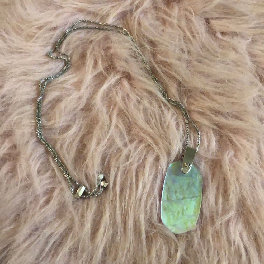 Kendra Scott dichroic amethyst necklace